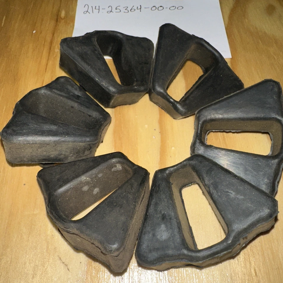 (CANTIDAD 6) AMORTIGUADOR DE COJINETE RUEDA TRASERA YAMAHA 1968-70 DT1 TD1 NOS #214-25364-00-00 Foto 2 de 4