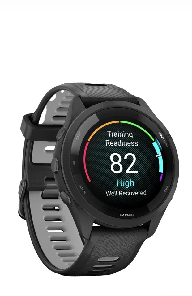 Reloj inteligente Garmin Forerunner 265 unisex para adultos - negro  Foto 2 de 4
