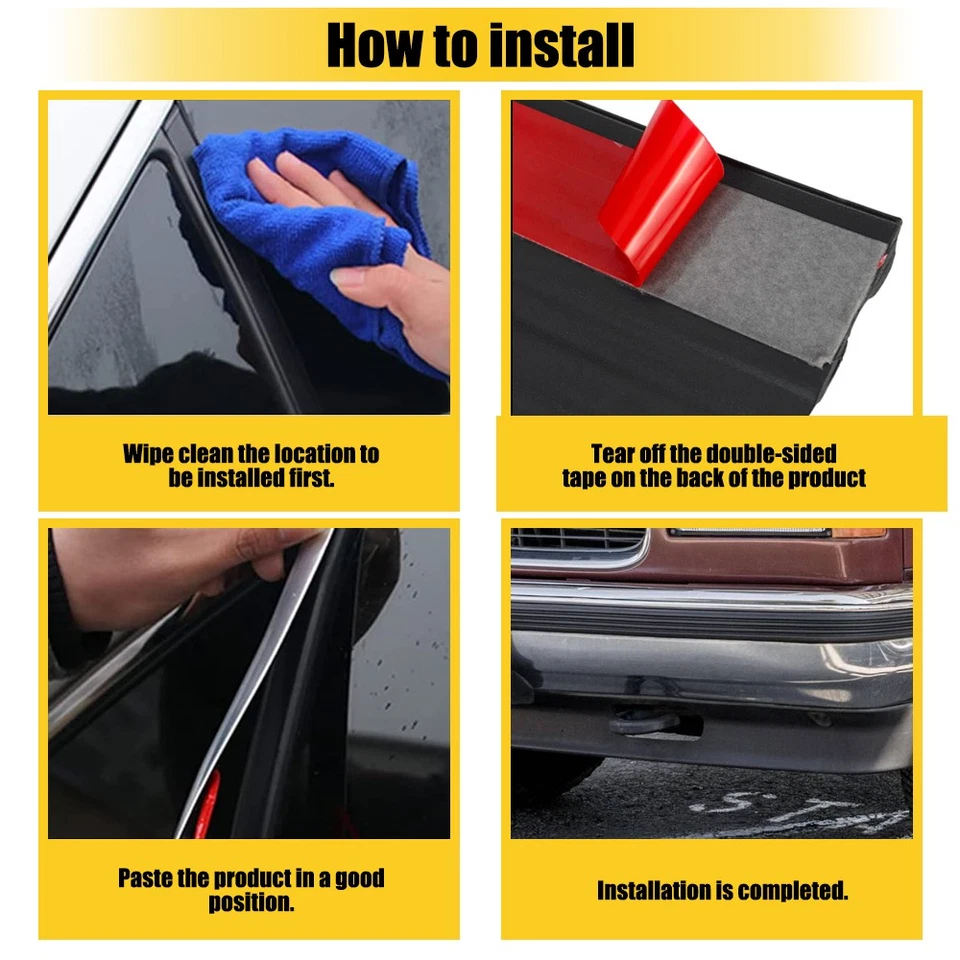 NEW Body Belt Outside Side Molding Protector Roll For 88-98 Chevy GMC Truck Foto 2 de 4