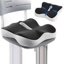 Ergonomic Memory Foam Seat Cushion For Office Chair Car Seat -Coccyx Pain Relief