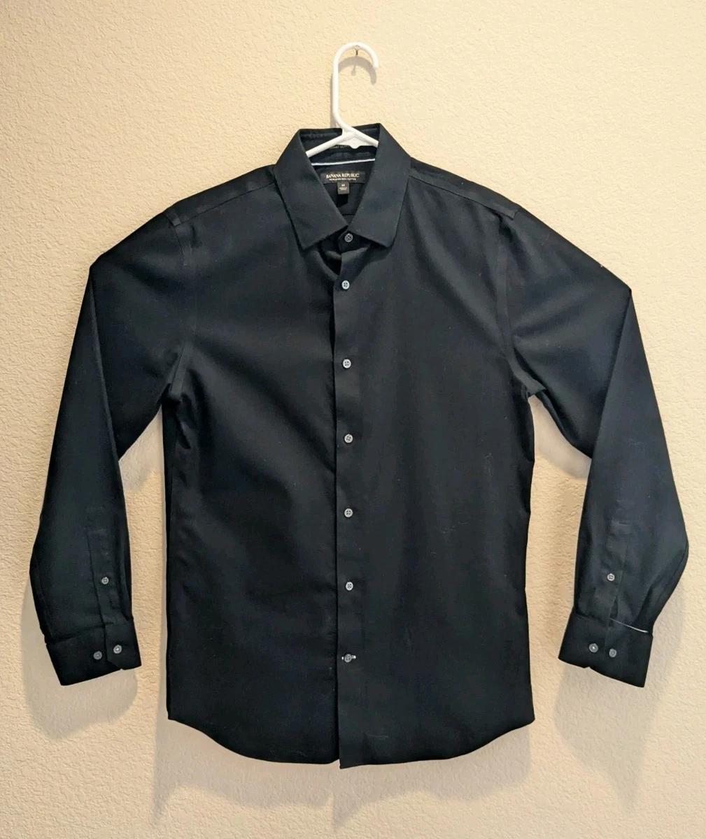 Banana Republic Black Dress Shirts for Men for sale
