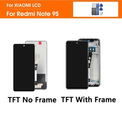 For Xiaomi Note 9S Phone TFT LCD Touch Screen Digitizer Assembly Repair Parts