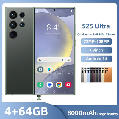 New S25 Ultra 5G Smartphone 7.3'' Factory Unlocked Android Cellphones Dual SIM