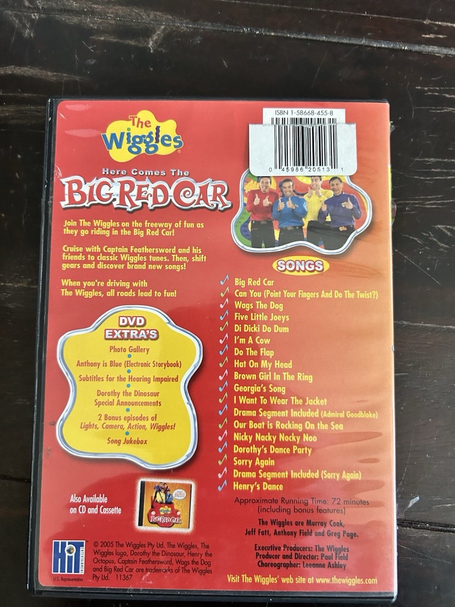 The Wiggles 18 DVD's 2 CD's Lot Y2K Chidren's Disney Anthony