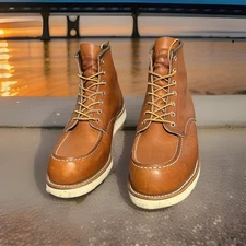 Red Wing 875 Classic Moc Toe 12 D Oro Legacy Traction Tred 6” Heritage Boots