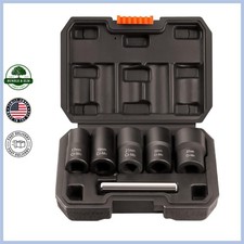 Chrome Molybdenum Steel Lug Nut Remover Set for Stripped and Frozen Bolts