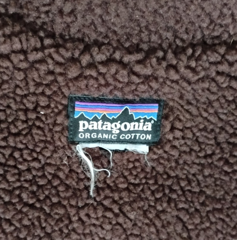 EUC Patagonia XL XXL canvas coat sherpa lined hood organic cotton carhartt style thumbnail 6