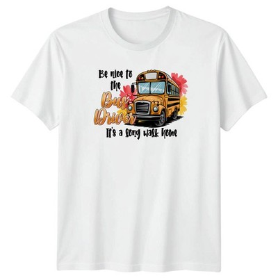 Sei nett zum Busfahrer T-Shirt Schule Busfahrer Geschenk für Sie und Ihn