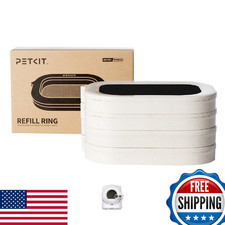 PETKIT Trash Bag Refill Rings for Purobot Ultra Auto-Packing Self-Cleaning Cat L