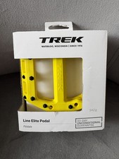 Trek Line Elite Flat Pedal Set Yellow NEW in Box