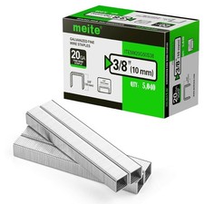 20 Gauge Galvanized Upholstery Staples, 1/2-Inch Crown with 3/8-Inch