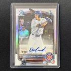 🔌IU 2025 BOWMAN DRAFT PROSPECT 1ST CHROME AUTO REFRACTOR /499 ETHAN CONRAD