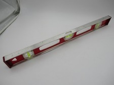 VINTAGE 90s STANLEY 24" RED ALUMINUM LEVEL 42-240 - MADE IN USA