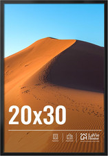 20X30 Picture Frame for Wall Display, 20X30 Black Picture Frame with HD Plexigla