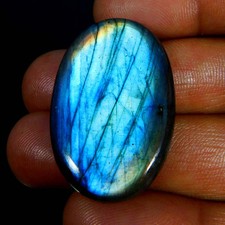 46.50Cts. Natural Stunning Power Labradorite Oval Cabochon Loose Gemstone