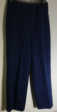 Navy Blue Polyester Pants Size 12 Sears Pre-owned