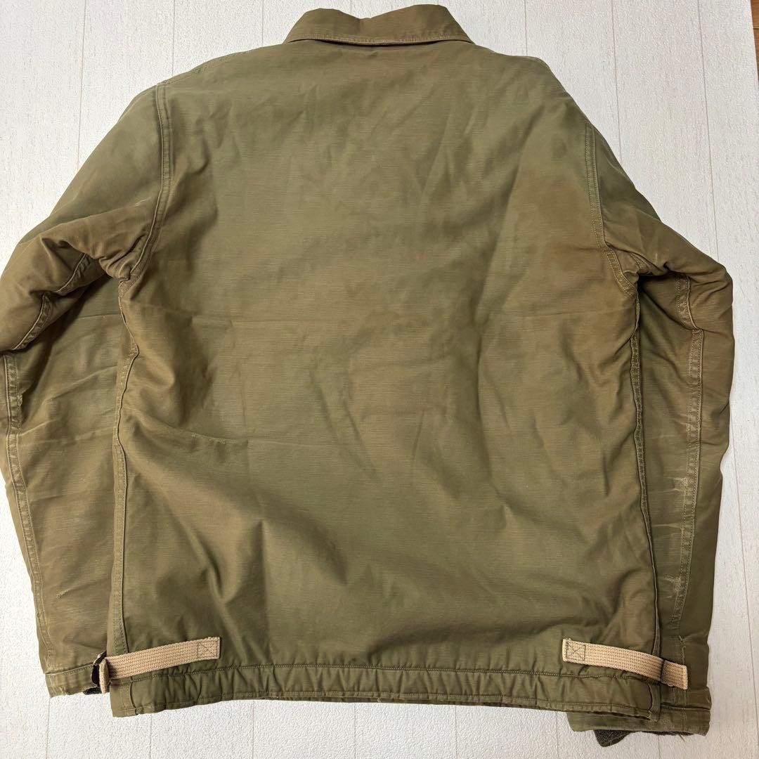 Buzz Rickson's A-2 Deck Jacket Military Khaki L V… - image 4