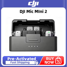 DJI Mic Mini 2 Wireless Microphone Noise Cancelling 48H Battery Audio Kit