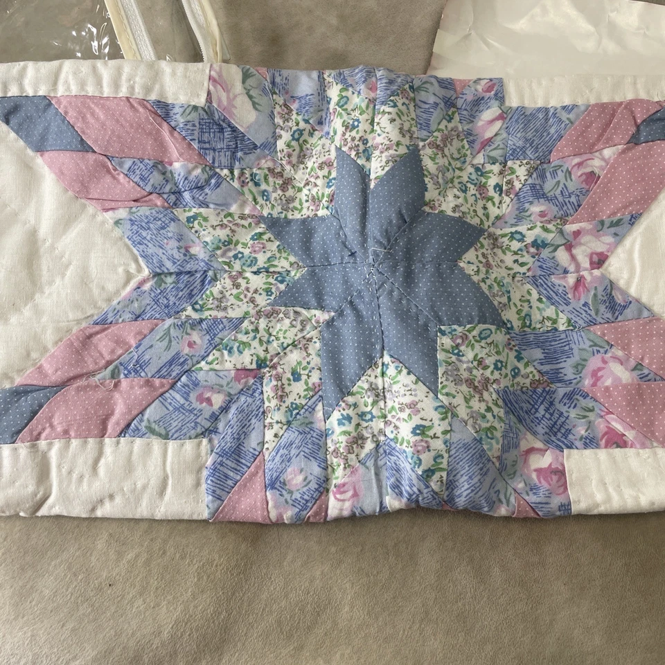 2 fundas de almohada edredones de arco de colección colección colección Kwilt-X Country Star 20x26 hechas a mano Foto 4 de 4