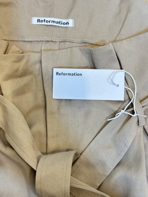 Reformation Avalon Paper ES Pants Size 16