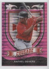 2021 Panini Chronicles Crusade Pink Pulsar Prizm Rafael Devers #11 0ae6