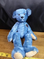 Knickerbocker Bear BLUE BEARY mohair 75th anniversary Bear 12"
