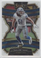2019 Panini Select Concourse White Prizm 25/35 Jahlani Tavai #69 0m6i