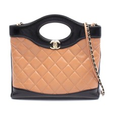 Chanel Leather Matelasse Shoulder Bag Women Pink One Size