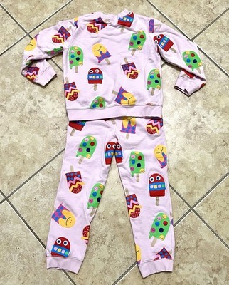 STELLA MCCARTNEY KIDS Popsicle / Ice-Cream Graphic Jogger Set Size 8