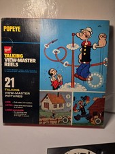 Vintage GAF Talking View Master 3 Reels Popeye