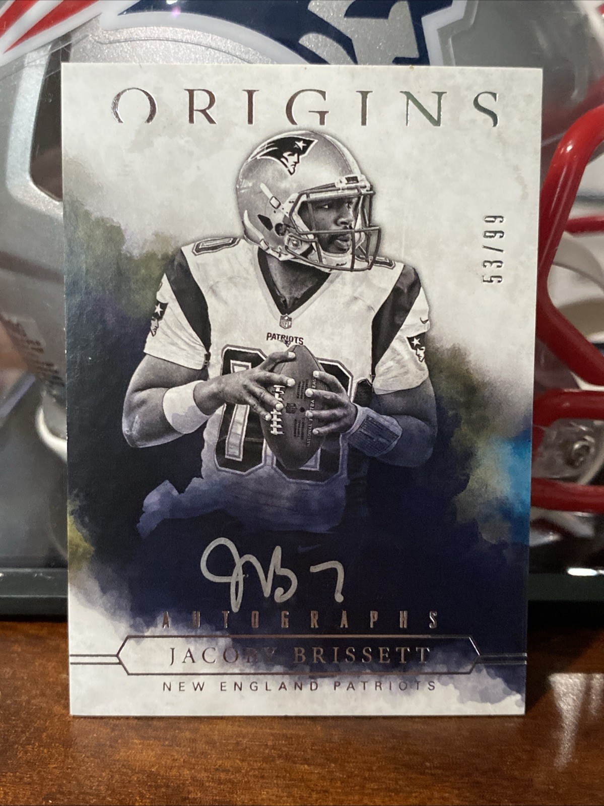Jacoby Brissett Panini Origins Origins Autographs #OAJBR Silver Ink