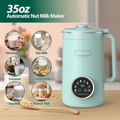 8-in-1 Soy Milk Maker Machine Automatic Nut Milk Maker Machine Milk Blender 35oz