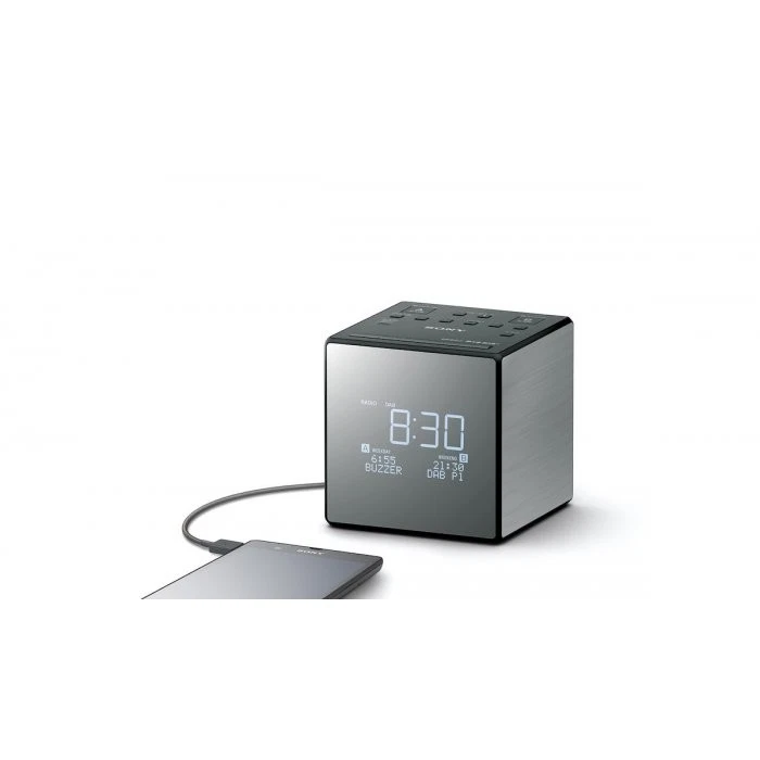 SONY XDRC1DBP Radio DAB+ Negra Con Pantalla LED