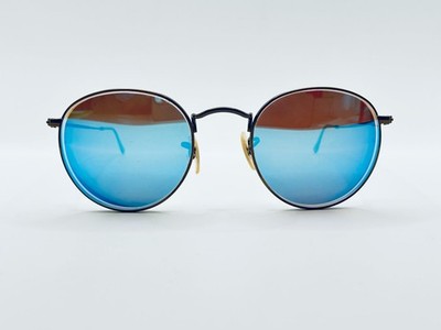 Ray-Ban RB 3447 50-21 Gold Rund Brille Gestell