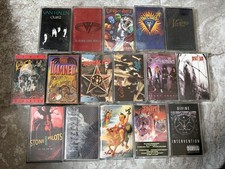 Lot of 16 Heavy Classic Rock Vintage Cassette Tapes. Pearl Jam, Van Halen.