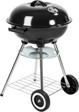 tectake® BBQ, Barbecue Smoker a Carbonella, Grill Multifunzionale, Capacità Grig