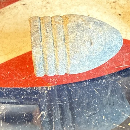 Dug Civil War 💥 🇺🇸 💣 Unusual 69 Minie Bullet Weird Base Cavity Confederate