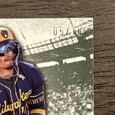 Topps 2025 Museum William Contreras Brewers Momentous Jumbo Patch