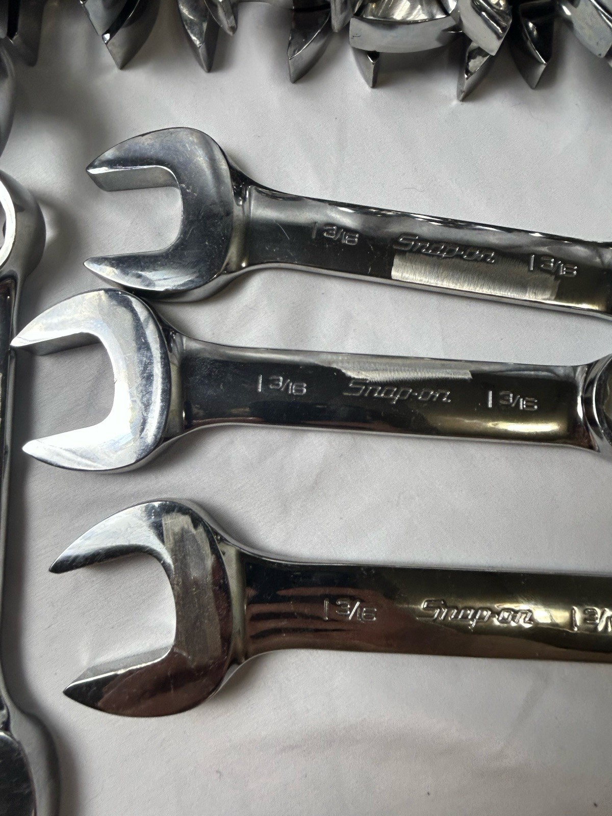 Snap-on Tools USA 1-3/16" SAE SHORT Chrome 12PT Combo Wrench OEX380B 1 ...