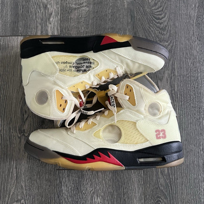 Jordan Air Jordan 5 SP x Off-White Sail CT8480-100 w/ Box