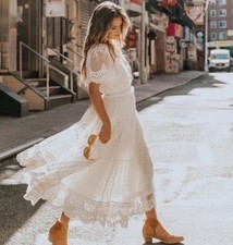 Spell & The Gypsy Dawn Tulle Gown Size S AU 8 US 4 Unicorn Lace Wedding Dress