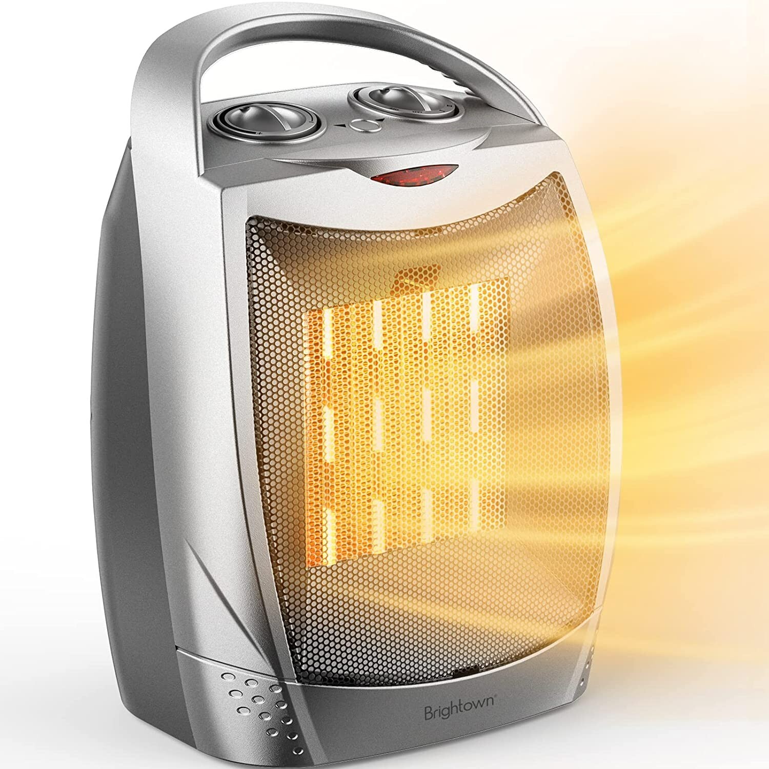 Electric Space Heater Portable 1500W Energy Efficient Overheat u0026amp; Tip  Protection | eBay