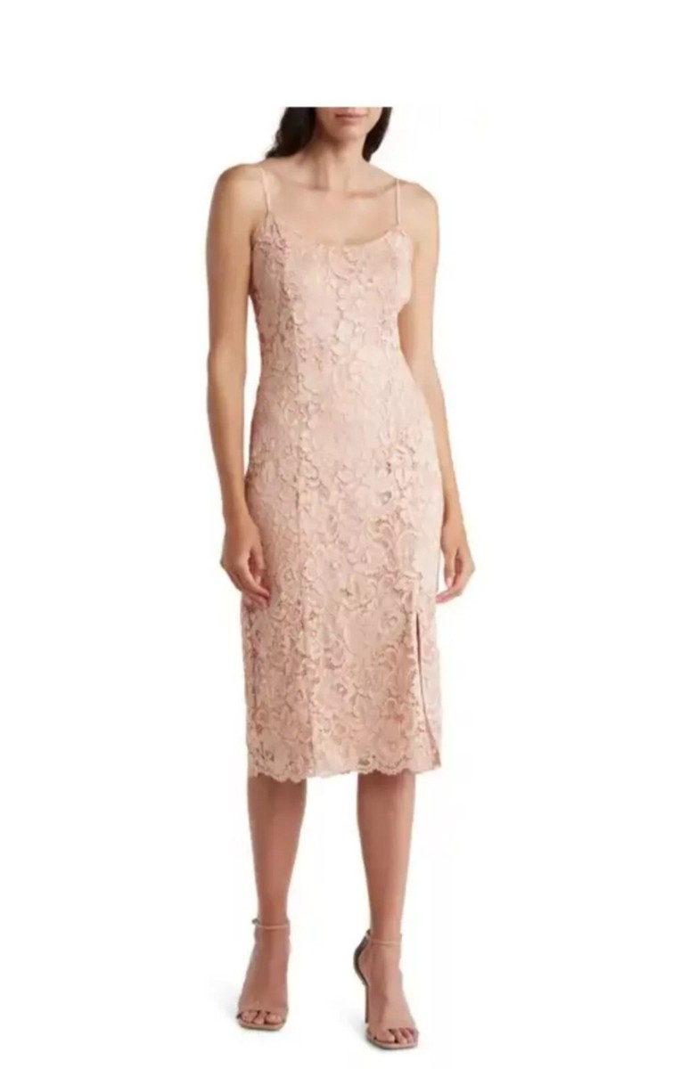 knee length dresses for ladies Sam Edelman Women's Floral Lace Sequin Sleeveless Dress MSRP $158   DGFOutlet