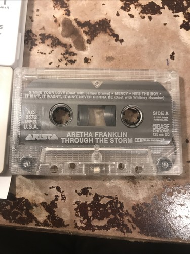 Aretha Franklin 30 greatest hits, live at fillmore, & through the storm cassette - Picture 7 of 24
