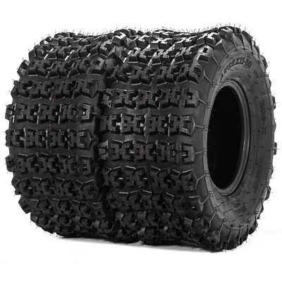 Set 2 22x11-10 6Ply ATV Tires 22x11x10 UTV Tires 22 11 10 Mud All Terrain Tyres