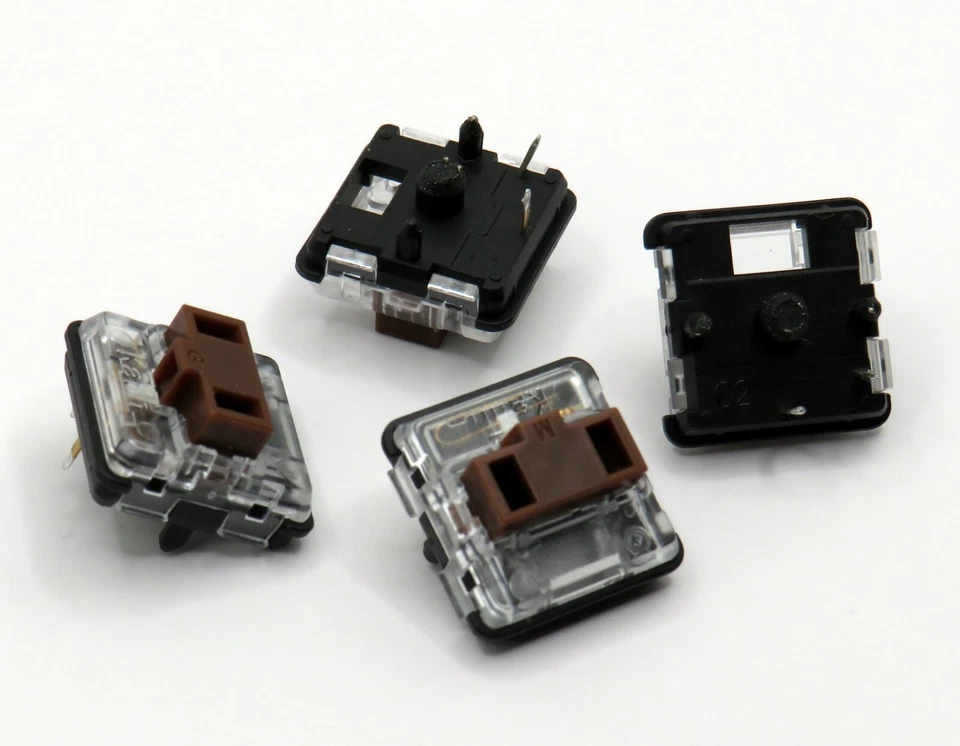4x GL-Tasten-Switch (TACTILE) Taster, Schalter für Logitech G815 & G915. BRAUN - Bild 2 von 4