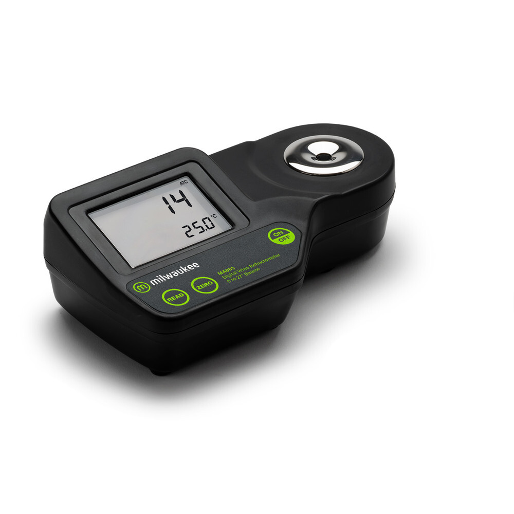 Milwaukee MA883 Digital Refractometer °Baumé for Brewer or Syrup Producers