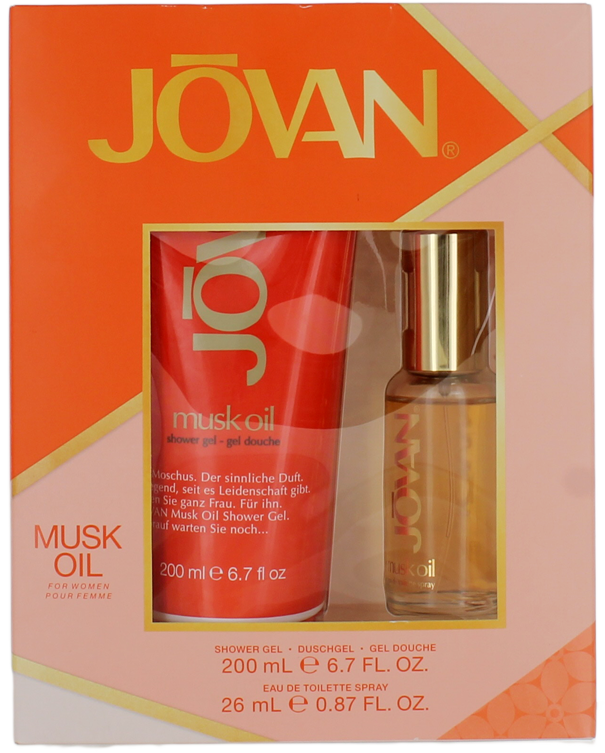 Musk Oil By Jovan Musk For Women Set: Shower Gel+EDT New
