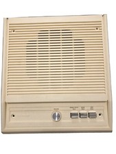 Vintage NuTone IS-308L 8  Indoor Intercom Speaker Adobe White 3003