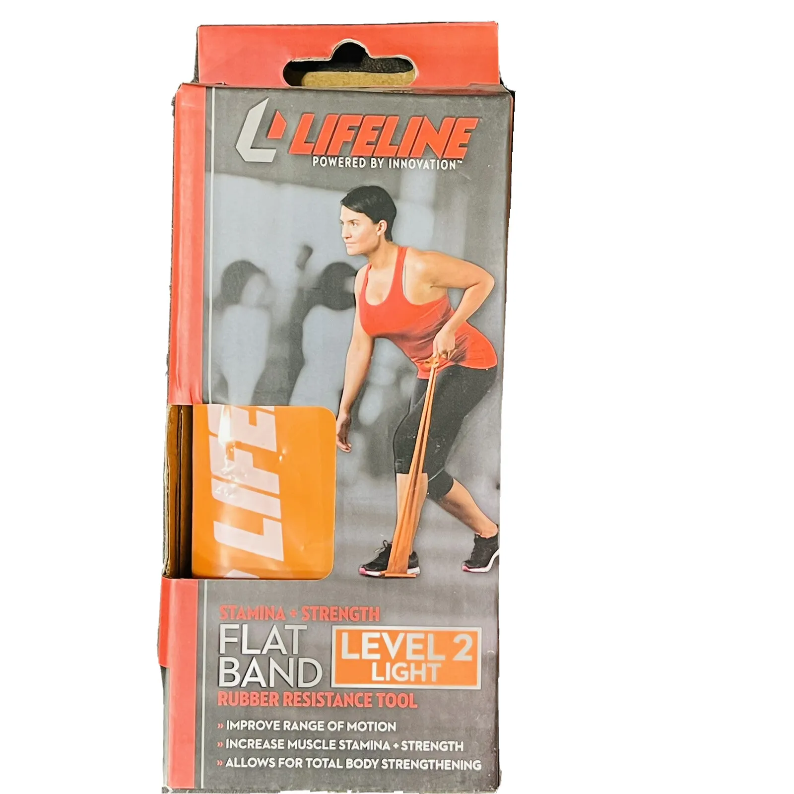 Lifeline Flat Band LEVEL 2 Light - Rubber Resistance Tool - Stamina & Strength